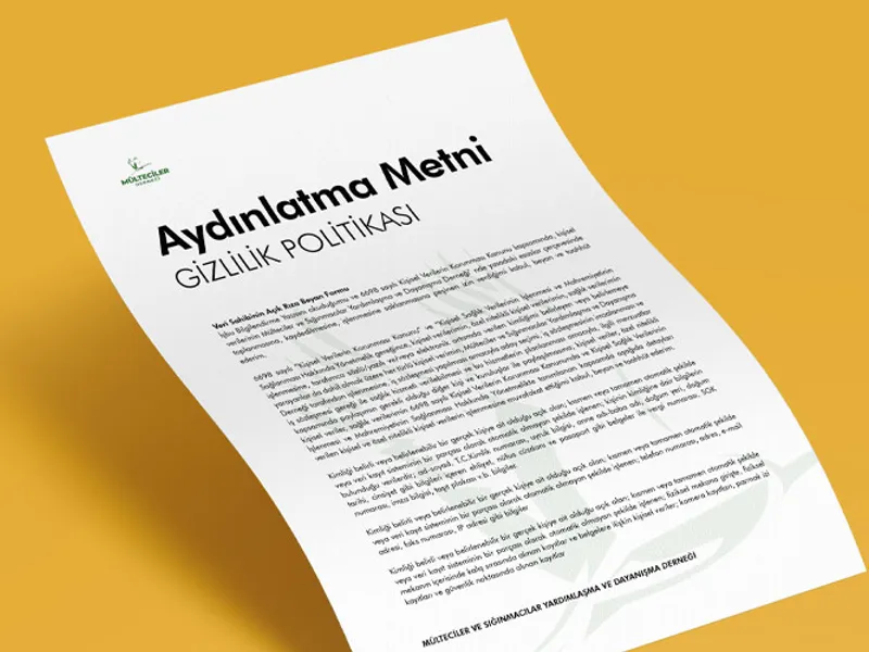 Aydınlatma metni örneği